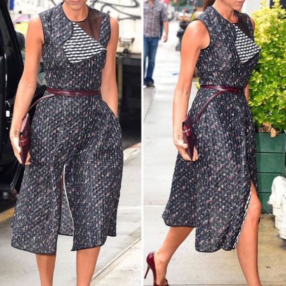 I Looking For This Dress By Victoria Beckham Sleeveless Floral Dress - Picture 5 of 5
